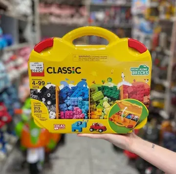 brinquedo lego classic 10713 maleta da criatividade 213 peças