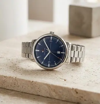 Relógio Tommy Hilfiger Masculino Aço Prateado 1791753 Prateado Azul