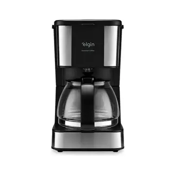 cafeteira elgin essential 19 xicaras 600w jarra vidro