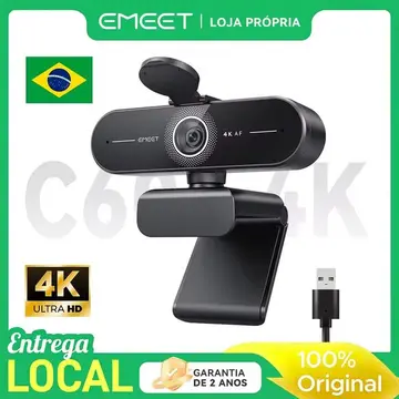 webcam emeet c60e 4k uhd 8mp