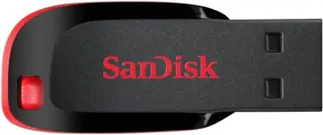 Pen Drive Cruzer Blade, SanDisk, 64GB, SDCZ60-064G-B35, Preto