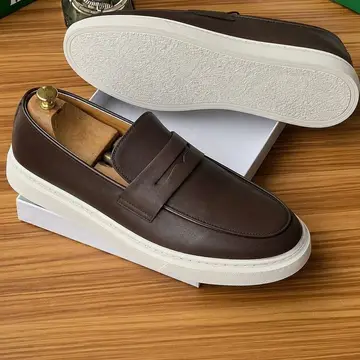 Sapato Loafer Masculino Mocassim Couro Casual Comfort Luxo 37 a 46