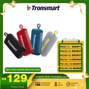 Caixa de Som Bluetooth Tronsmart Trip 2 IPX7