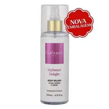 Body Splash My Sweet Delight Barbours Beauty 200ml Fragrância Fresca Corporal Colônia