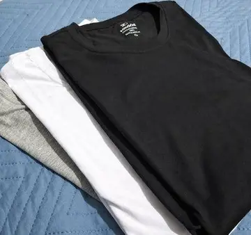 Kit 3 Camisetas Algodão Dia Dia Sandrini Básica Conforto