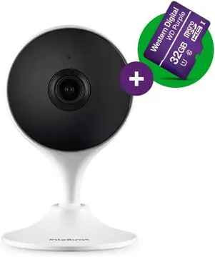 Câmera Inteligente Full HD Compatível com Alexa IM3C com MicroSD 32GB Intelbras