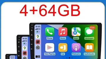 Multimidia 7 Polegadas 4GB 64GB, Android 13, Carplay e Android Auto