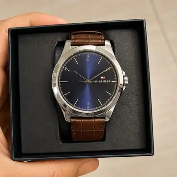 🛒Relógio de couro masculino Tommy Hilfiger 1710549