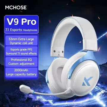 Headset Sem Fio Mchose V9 Pro BRANCO