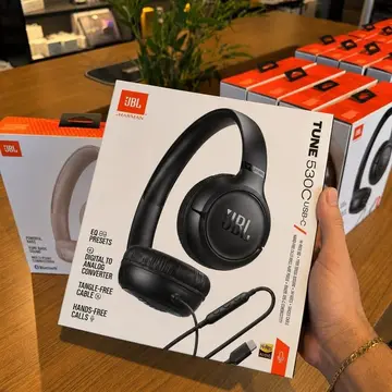 🛒Fone De Ouvido Com Fio Tune 530c Jbl - Preto Preto