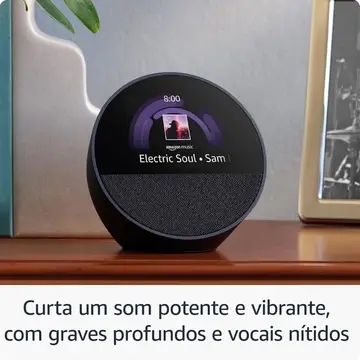 Echo Spot com Alexa Geração mais recente