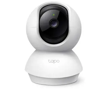 TP-Link Tapo C200, Camera de Segurança Wi-Fi 360º, 1080p Full HD, Visão Noturna, Audio de duas vias, Detecção de Movimentos, Trabalha com Al