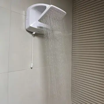 Lorenzetti Futura Ducha de Parede Multitemperaturas Design Moderno Branco 7500W 220v