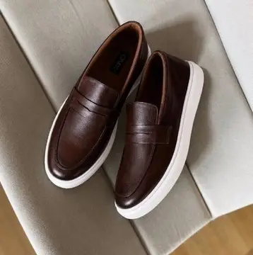 Sapato Loafer Masculino Mocassim Couro Casual Comfort Luxo 37 a 46