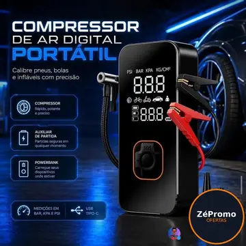 ferramentas e automotivo bomba elétrica portátil digital para encher pneu