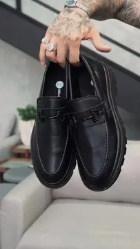 Sapato Social Masculino Mocassim Adulto Tratorado Moderno 37 a 46
