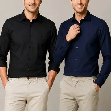 Kit 2 Camisas Slim Fit Polo Wear P ao GG