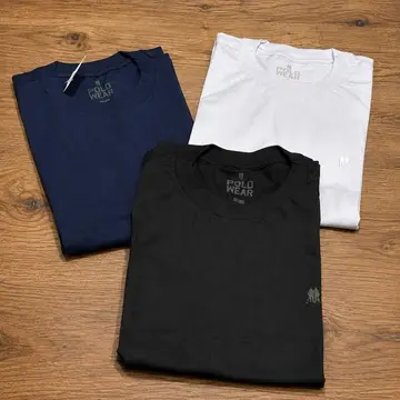 Kit 3 Camisetas Masculinas Polo Wear P ao GG