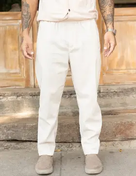Calça Linho Masculino Social Casual C/bolsos Tecido Premium P ao GG