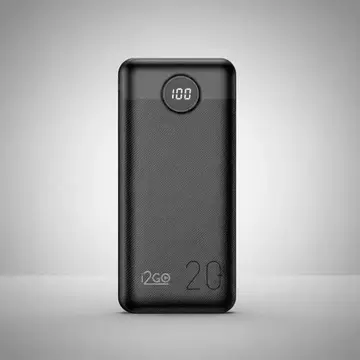 Power Bank i2GO Turbo 20.000mAh 20W com Display Digital