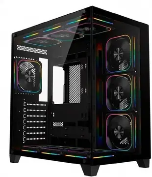 Gabinete Gamer Liketec Zeus V3, ATX, Frontal e Lateral em Vidro Temperado, Sem Fans