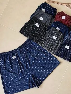 Kit 3 Cuecas Samba Canção Short Malha Fria Pijama Dormir P ao XG
