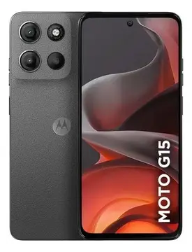 Smartphone Motorola Moto G15 256GB 4GB RAM + 8GB RAM Boost Grafite