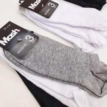 Kit Com 6 Pares Meia Mash Soquete Sapatilha 28 ao 44