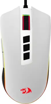 Mouse Gamer Redragon Cobra V2 Special Edition Cypher Branco e Preto RGB M711A-RGB