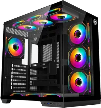 Gabinete Kalkan Skye Preto Aquário ATX USB 3.0 Sem Fans