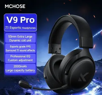 Headset Sem Fio Mchose V9 Pro
