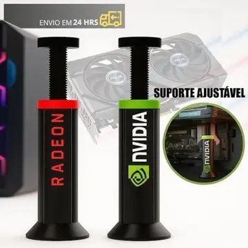 Suporte para Placa de Vídeo Gpu Ajustável Nvidia e Radeon Universal