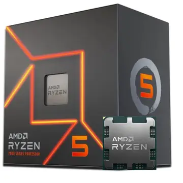 ✨Processador AMD Ryzen 5 7600, 3.8GHz 5.1GHz Turbo , 6-Cores 12-Threads, AM5, Com Cooler AMD Wraith Stealth, 100-100001015BOX✨