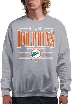 Junk Food Masculino Padrão x NFL Estabelecido Retro-Oficialmente Licenciado Adulto Gola Redonda Feminino