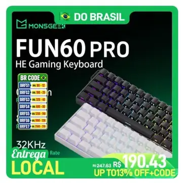 Teclado Magnético Akko Monsgeek Fun60 Pro Black Wired