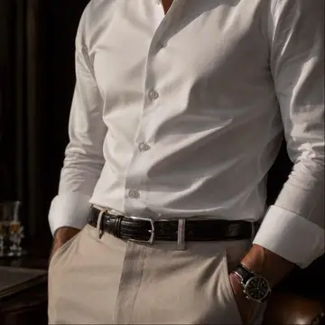 Camisa Social Masculina Manga Longa Elastano Stretch G ao G1