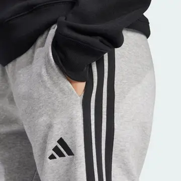 🛒Calça Essentials French Terry Cuffed 3 Listras adidas