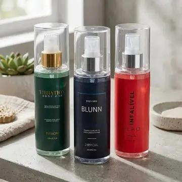 Kit Body Splash Masculino Vibration + Blunn + Infalível Fero