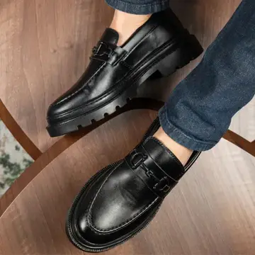 Sapato Social Masculino Mocassim Adulto Tratorado Moderno 37 ao 46