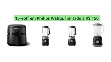 15% OFF em Philips Walita, limitado a