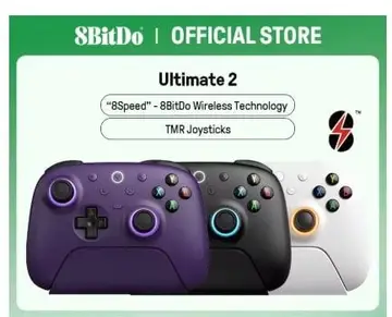 Controle 8BitDo Ultimate 2 Sem Fio Branco