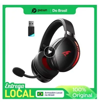Headset Sem Fio Picun Kofire Ug-06, 65h, Tri-mode, Driver 50mm Titan