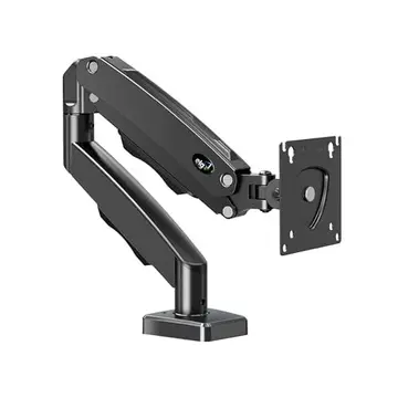ELG, F80N, Suporte Articulado de Mesa, Pistão a Gás, Design Compacto e Retrátil, Ergonômico, Monitores 17'' a 35'', 2kg a 9kg, Preto