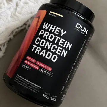 Whey Protein Concentrado - Pote 900g Dux Nutrition