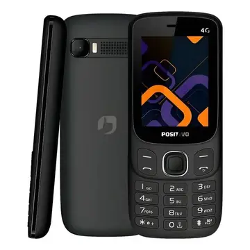 Celular Simples Para Idoso Dois Chips Positivo P41 4G Anatel Preto