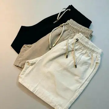 Kit 3 Shorts Masculino Bermuda Linho
