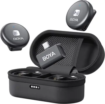 Microfone de lapela sem fio BOYA Omic-U