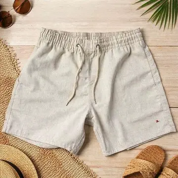 Shorts Linho Masculino Sandrini Casual Verão Confortável