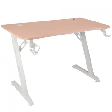 Mesa Gamer Ninja Koi, Com Suporte Para Headset e Copo, Rosa