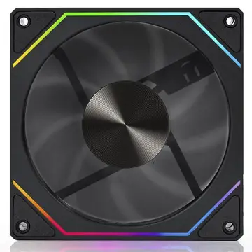 Cooler Para Gabinete Round5 Nordwind Black, ARGB, 120mm, PWM, Preto